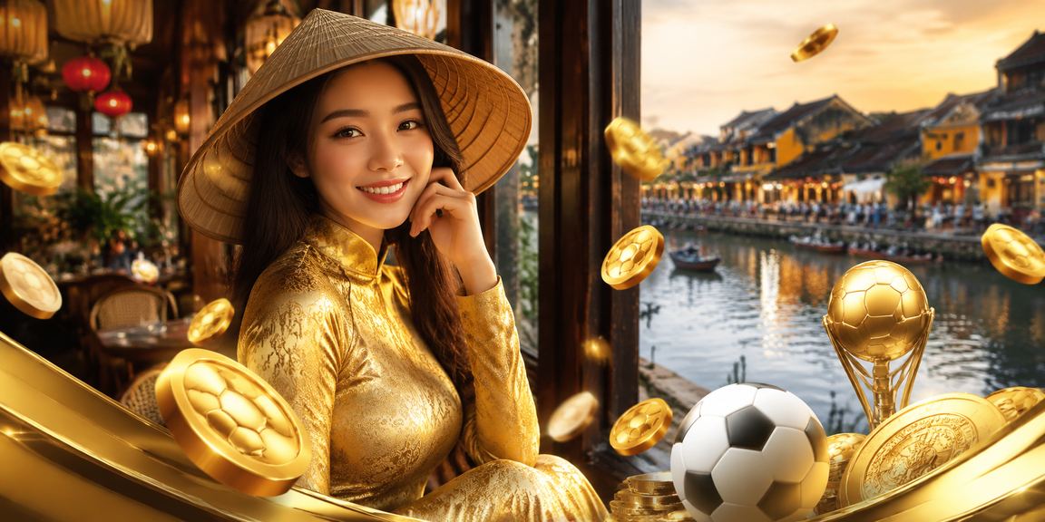 Người hâm mộ bóng đá tại Hội An mặc áo dài theo dõi kèo cược trực tuyến trên điện thoại